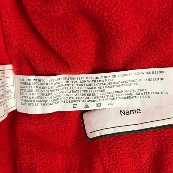 Steve Madden Infant Silver Star Puffer Jacket Red  Size 12 Months - Picture 7 of 7